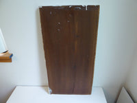 French sculpted door panel oak wooden patina white