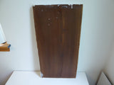 French sculpted door panel oak wooden patina white