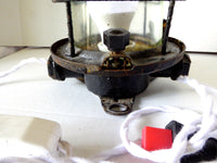 French industrial light longboat canal boat sconce