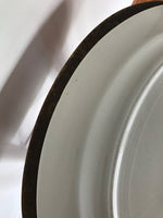 French Vintage oval ironstone serving platter white