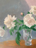 French vintage roses floral oil painting