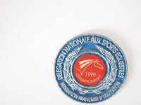 Vintage French Metal Agricultural Signs Plaques Awards Equestrian award