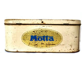 Italian Vintage metal tin box storage sewing box candy box cake storage tin