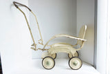 French Antique Doll Stroller buggy Enamel metal girls antique toy
